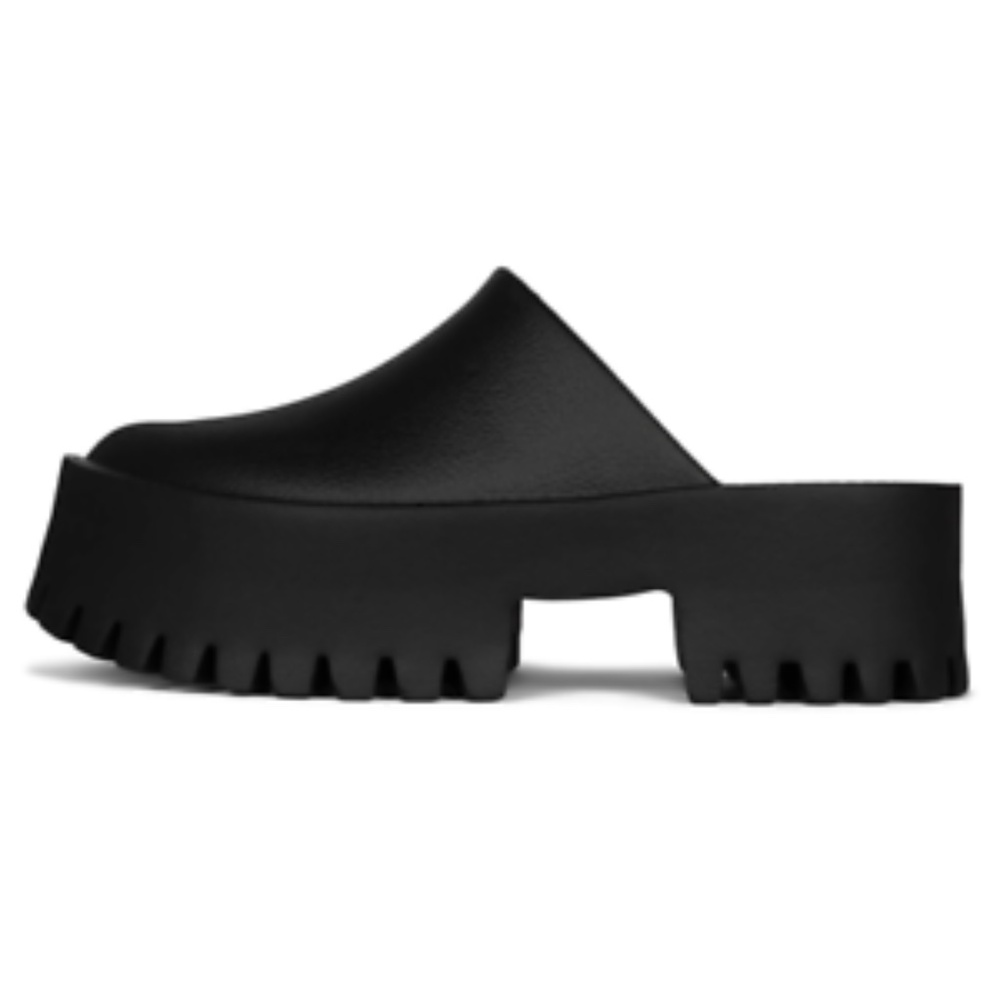 Jeffrey Campbell‎ Womens 8 Clogge Black Slip On Chunky Platform Mule Shoes - Picture 9 of 10